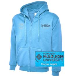 NSU & PLYMOUTH MARJON - MARJON ASPIRE ZIP HOODIE SKY XS