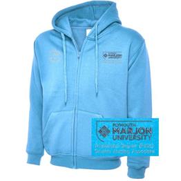 NSU & PLYMOUTH MARJON FOUND DEGREE (FDSC) STUD NURSING ASSOCIATE ZIP HOODIE SKY XS