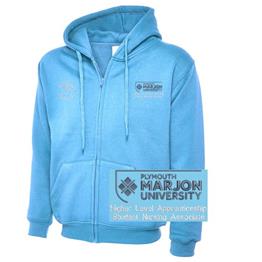 NSU & PLYMOUTH MARJON HI LEVEL APPRENTICE. STU NURS. ASSOCIATE ZIP HOODIE SKY XS